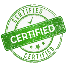 Certified stamp badge